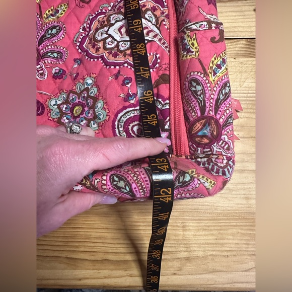 Vera Bradley Call me Coral Laptop backpack Retired pattern 034 - Picture 5 of 15